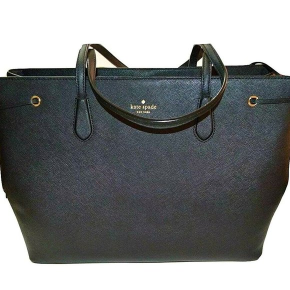 Gently Worn Beautiful Authentic Kate Spade New York Laurel Way Ari Tote in Black - Picture 1 of 15
